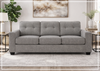 Gio Italia Lorrine 3-Seater Fabric Queen Sofa Sleeper With Two Color Options