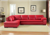 Gio Italia Vierra 4-Seater Premium Leather  L-shaped Sectional Sofa