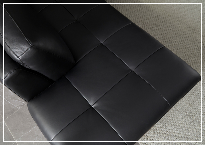 Gio Italia Vierra 4-Seater Premium Leather  L-shaped Sectional Sofa