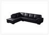 Gio Italia Vierra 4-Seater Premium Leather  L-shaped Sectional Sofa