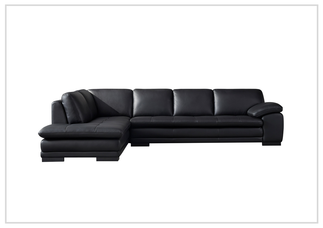 Gio Italia Vierra 4-Seater Premium Leather  L-shaped Sectional Sofa