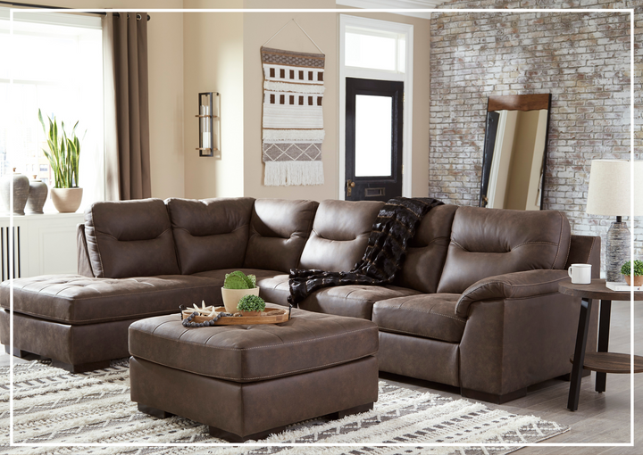 Gio Italia Maledra 2-Piece L-Shaped Sectional Sofa with Chaise