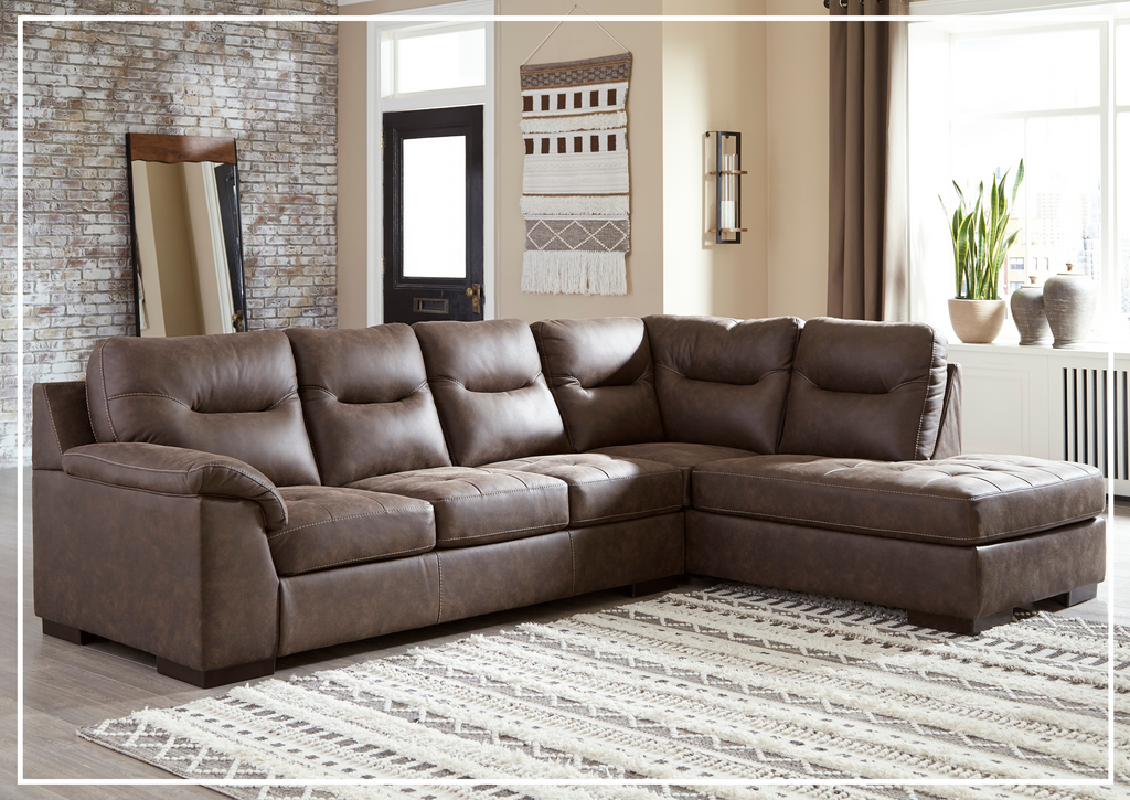 Gio Italia Maledra 2-Piece L-Shaped Sectional Sofa with Chaise