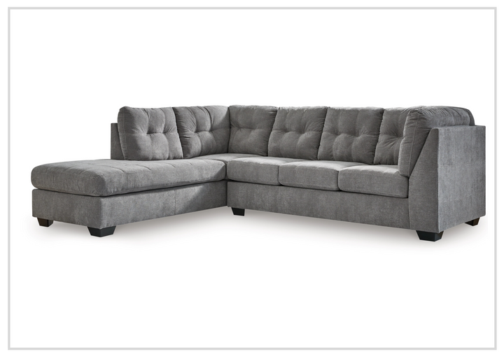 Gio Italia Modern Heritage Marlinton 2-Piece Tufted Fabric Sectional with Chaise-Jennihome
