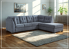 Gio Italia Modern Heritage Marlinton 2-Piece Tufted Fabric Sectional with Chaise-Jennihome