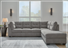 Gio Italia Modern Heritage Marlinton 2-Piece Tufted Fabric Sectional with Chaise-Jennihome