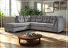 Gio Italia Modern Heritage Marlinton 2-Piece Tufted Fabric Sectional with Chaise-Jennihome