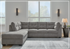 Gio Italia Modern Heritage Marlinton 2-Piece Tufted Fabric Sectional with Chaise-Jennihome