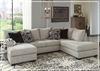 Gio Italia Muggrinson U-shaped Storm Fabric Sectional with Chaise-Jennihome
