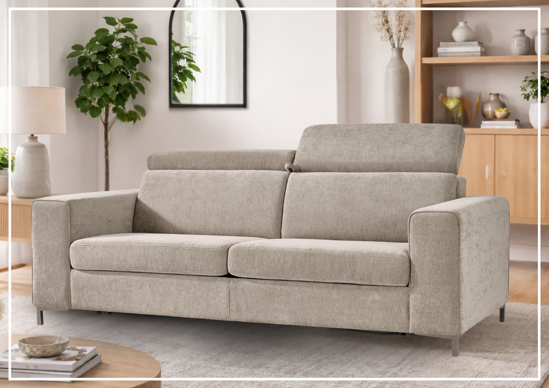 Gio Italia Paris Fabric Sleeper Sofa with Easy Open mechanism - Jennihome
