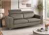 Gio Italia Paris Leather Sleeper Sofa with Easy Open mechanism - Jennihome