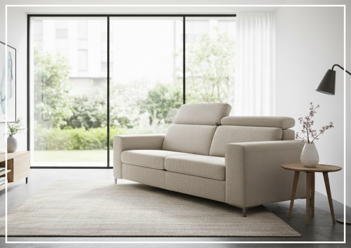 Gio Italia Paris Fabric Sleeper Sofa with Easy Open mechanism - Jennihome