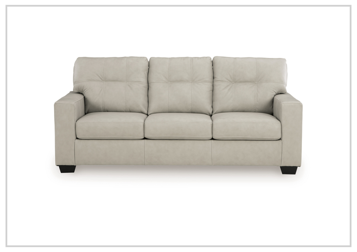Salvatore Queen Leather Sofa Sleeper | Memory Foam Mattress | Gio Italia