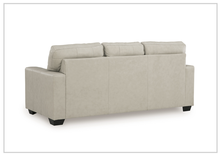 Salvatore Queen Leather Sofa Sleeper | Memory Foam Mattress | Gio Italia