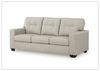 Salvatore Queen Leather Sofa Sleeper | Memory Foam Mattress | Gio Italia