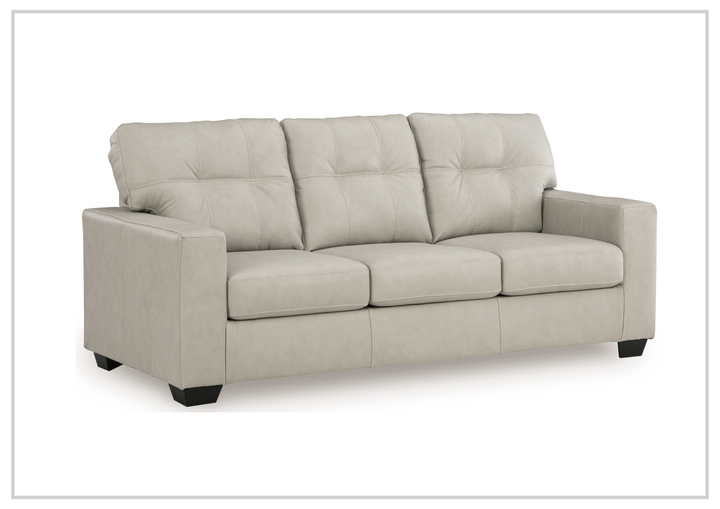 Salvatore Queen Leather Sofa Sleeper | Memory Foam Mattress | Gio Italia