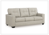 Salvatore Queen Leather Sofa Sleeper | Memory Foam Mattress | Gio Italia