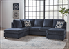 Gio Italia Albair Place U-Shape 2-Piece Sectional in Cobalt-Jennihome