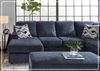 Gio Italia Albair Place U-Shape 2-Piece Sectional in Cobalt-Jennihome