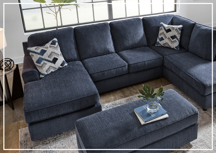 Gio Italia Albair Place U-Shape 2-Piece Sectional in Cobalt-Jennihome