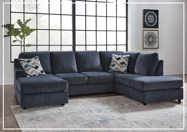 Gio Italia Albair Place U-Shape 2-Piece Sectional in Cobalt-Jennihome
