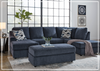 Gio Italia Albair Place U-Shape 2-Piece Sectional in Cobalt-Jennihome