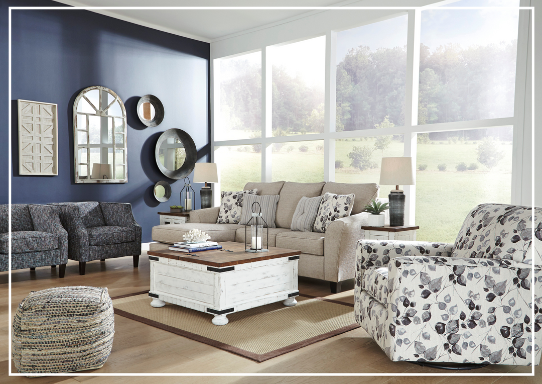 Gio Italia Albany L-Shape Fabric Sofa Chaise With Decorative Pillows-Jennihome
