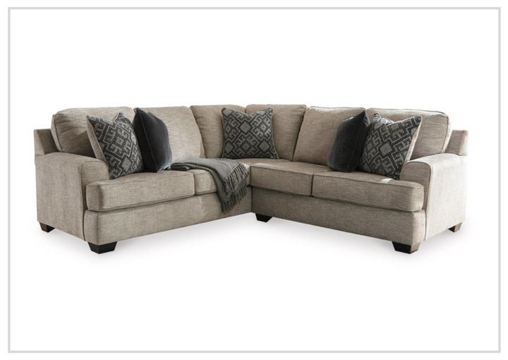 Gio Italia Bavarian Fabric Sectional With Soft Pillow In Stone-Jennihome