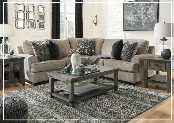 Gio Italia Bavarian Fabric Sectional With Soft Pillow In Stone-Jennihome