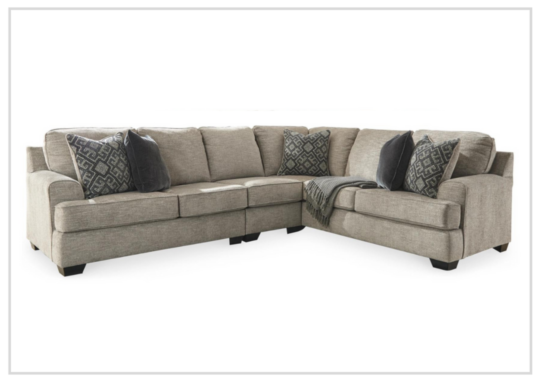 Gio Italia Bavarian Fabric Sectional With Soft Pillow In Stone-Jennihome