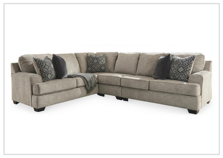 Gio Italia Bavarian Fabric Sectional With Soft Pillow In Stone-Jennihome