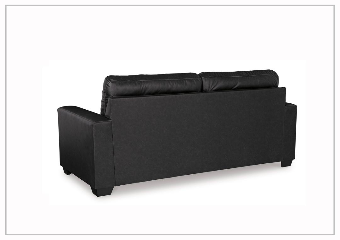 Gio Italia Bellagio Leather Sofa With Track Arms