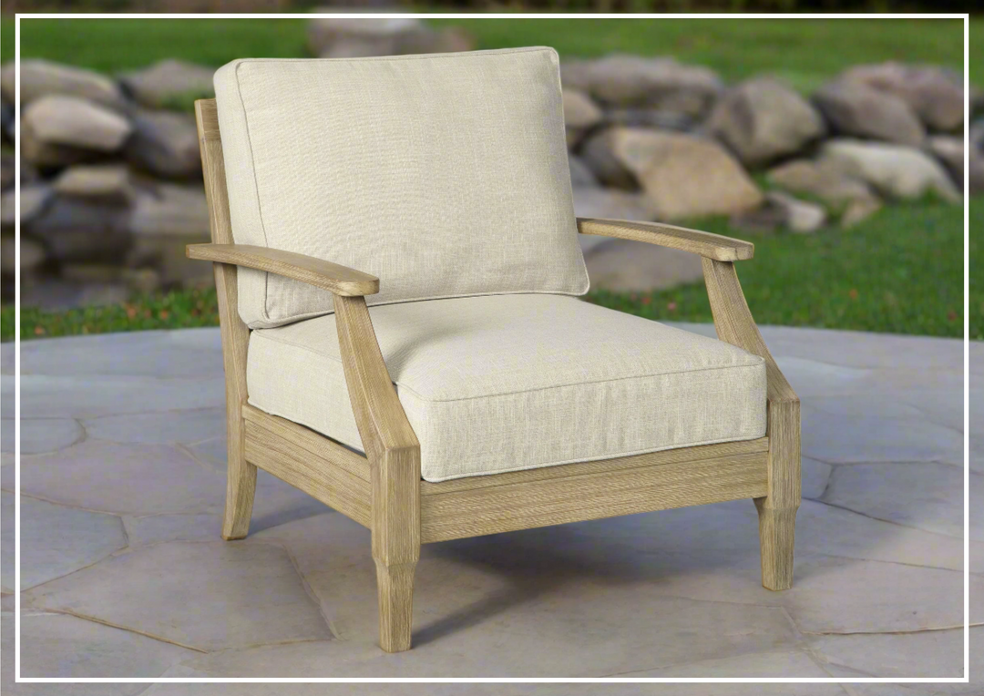 Gio Italia Celio Outdoor Lounge Chair with Nuvella® Cushion