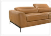Gio Italia Florence Modern Clay Leather Sofa with Metal Legs-Jenni Home