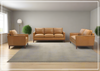 Gio Italia Harper Brown Leather Living Room Set