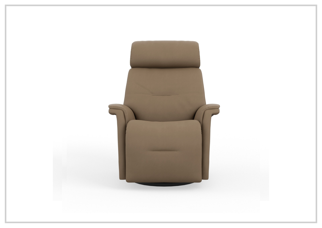 Fjords Rome Leather Power Recliner with Motorized Controls-Jennihome