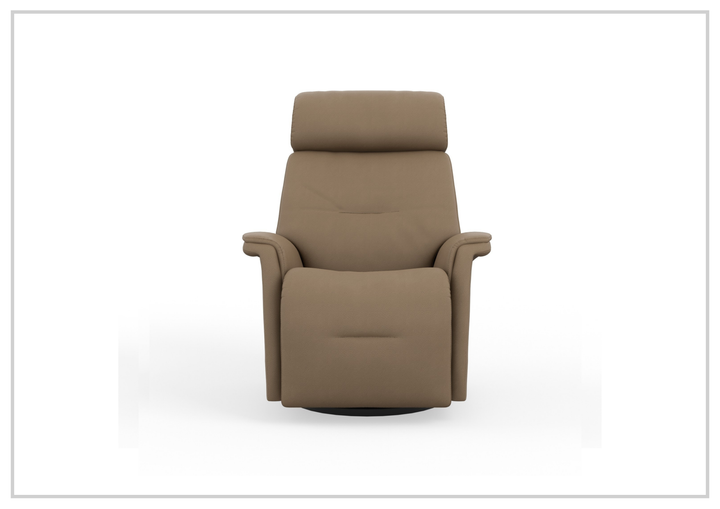 Fjords Rome Leather Power Recliner with Motorized Controls-Jennihome