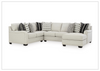 Gio Italia Hawthorne Gray Modular Sectional with Chaise-Jennihome