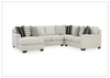 Gio Italia Hawthorne Gray Modular Sectional with Chaise-Jennihome