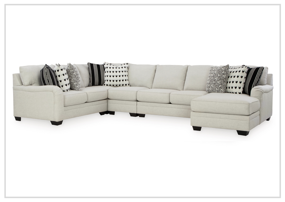 Gio Italia Hawthorne Gray Modular Sectional with Chaise-Jennihome