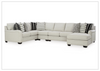 Gio Italia Hawthorne Gray Modular Sectional with Chaise-Jennihome