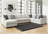Gio Italia Hawthorne Gray Modular Sectional with Chaise-Jennihome