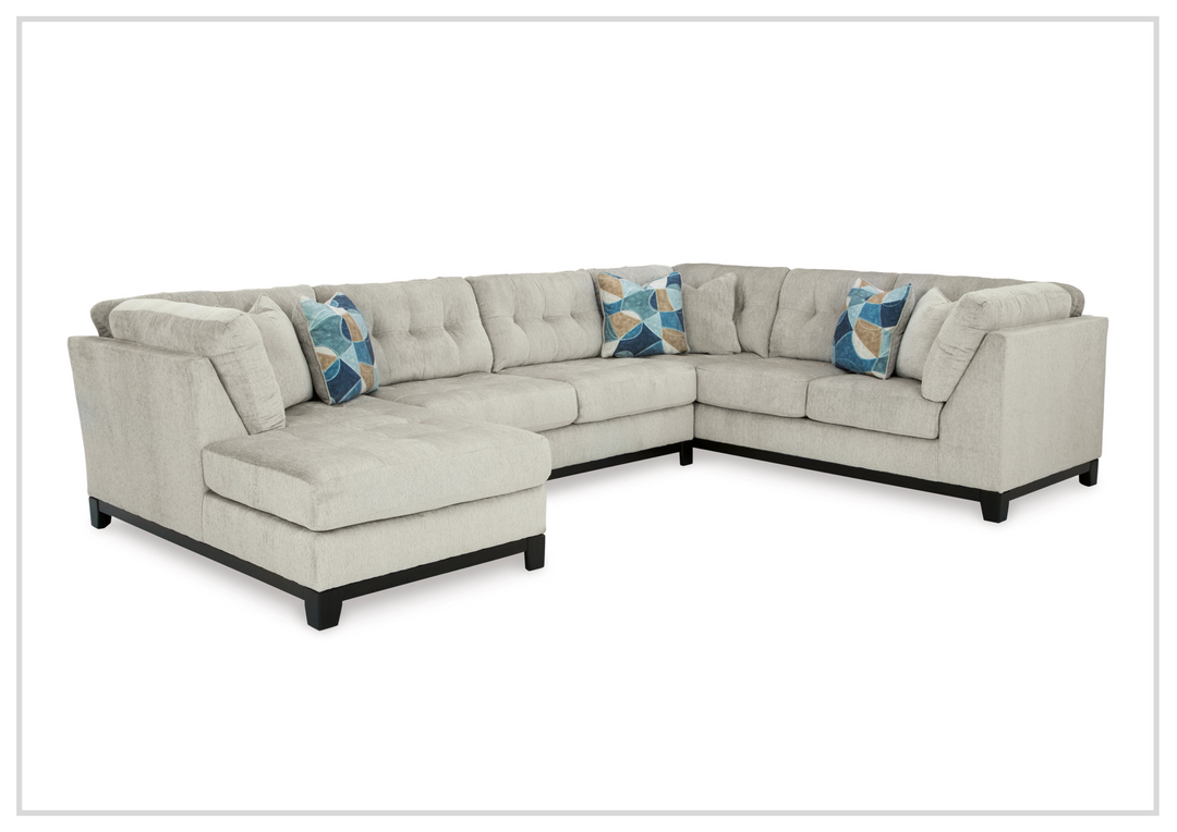 Gio Italia Mavon Place Modular 3-Piece Sectional with Chaise