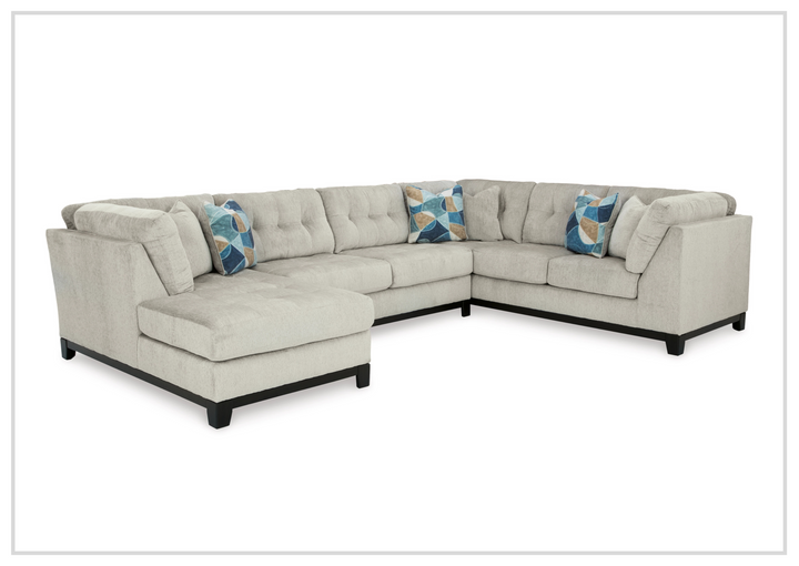 Gio Italia Mavon Place Modular 3-Piece Sectional with Chaise