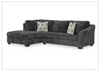 Gio Italia Biddafort 2-Piece Fabric Sectional Sofa With Chaise-Jennihome