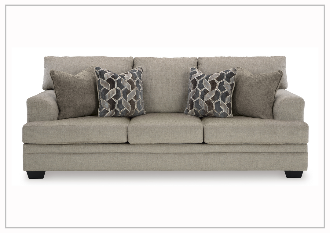 Gio Italia Seabrook 3-Seater Fabric Sofa