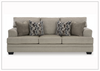 Gio Italia Seabrook 3-Seater Fabric Sofa