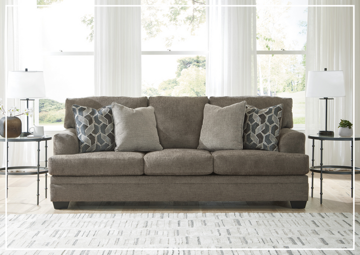 Gio Italia Seabrook 3-Seater Fabric Sofa