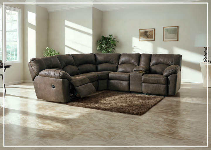 Gio Italia Tumbo 2- Piece Leather Reclining Sectional-Jennihome
