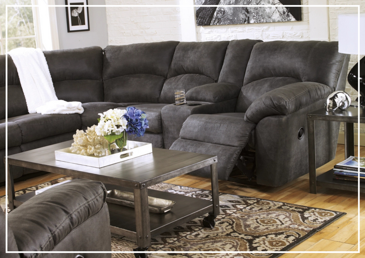 Gio Italia Tumbo 2- Piece Leather Reclining Sectional-Jennihome